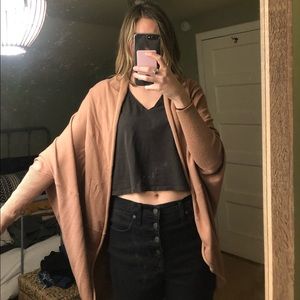 Zara pink oversized cardigan